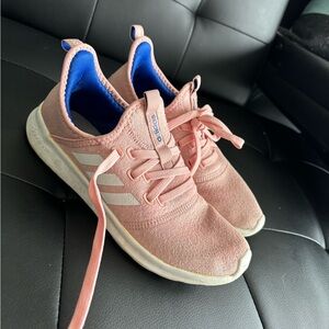 Pink Cloudfoam Adidas Tennis Shoes